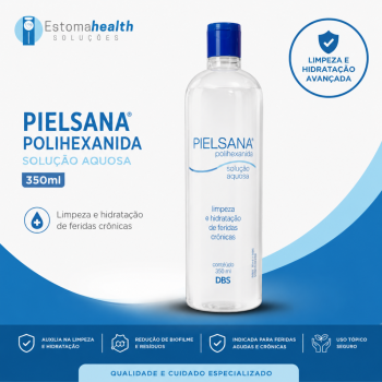imagem Pielsana Polihexanida Solução Aquosa 350ml – Limpeza e Hidratação de Feridas