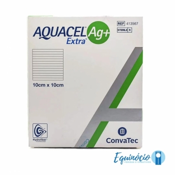 imagem CURATIVO AQUACEL AG+ EXTRA CONVATEC 10X10CM - UNIDADE*
