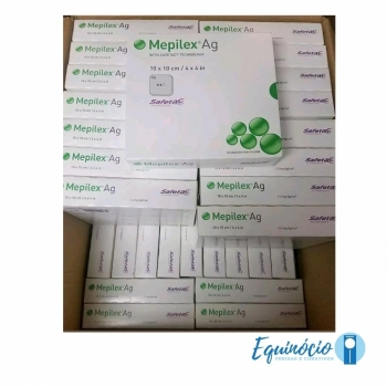 imagem CURATIVO ESPUMA MEPILEX AG 10X10CM - MOLNLYCKE