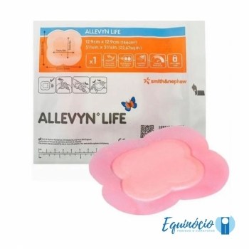 imagem CURATIVO ALLEVYN LIFE 12,9CM X 12,9CM COM ESPUMA UNIDADE - SMITH&NEPHEW