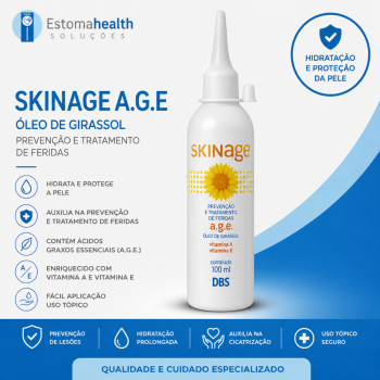imagem Skinage A.G.E Óleo de Girassol 100ml – Prevenção e Tratamento de Feridas