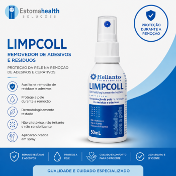 imagem Limpcoll Removedor de Adesivos e Resíduos 50ml – Proteção e Cuidado da Pele